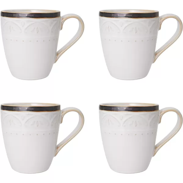 Pfaltzgraff Promenade Scrool Dinnerware Set, Service for 4, Scroll, 16-Piece