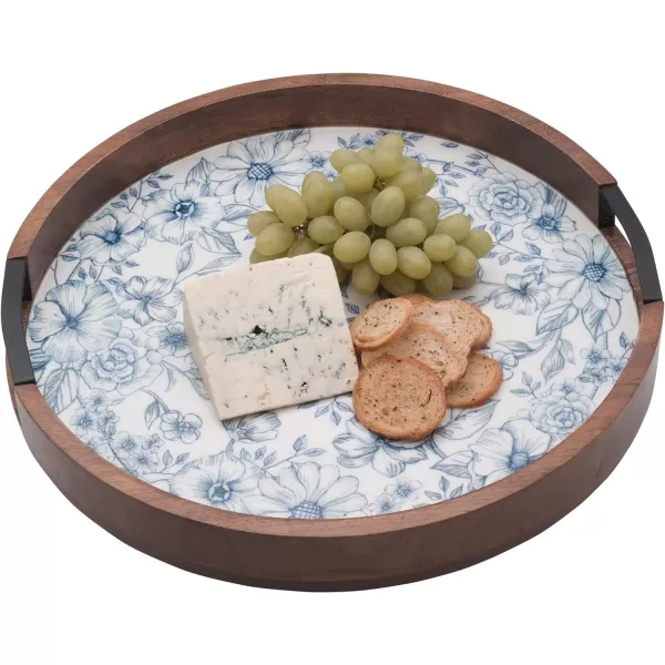 Pfaltzgraff Round Wood Lazy Susan Venice, Assorted