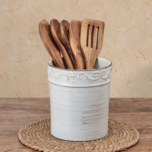 Pfaltzgraff Trellis Serving Bowls, Set of 3, White