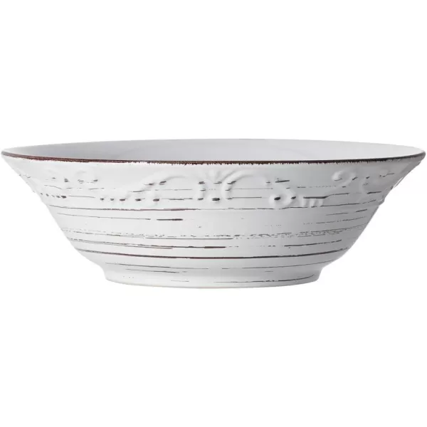 Pfaltzgraff Trellis Serving Bowls, Set of 3, White