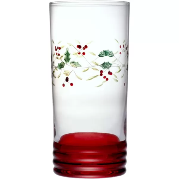 Pfaltzgraff Winterberry Harmony/Peace/Cheer/Joy Wine Glasses 