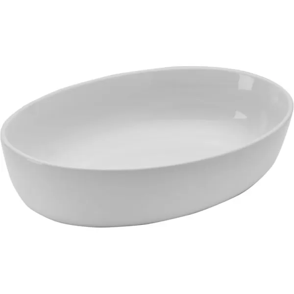 Pfaltzgraff Burrito Oval Set of 4 Dip Fruit Bowls, 7-Inch, White)
