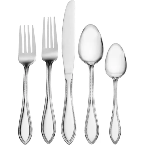 Pfaltzgraff Carleigh 20-Piece Stainless Steel Flatware Set, Service for 4