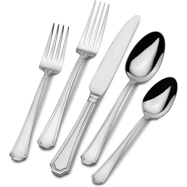 Pfaltzgraff Carleigh 20-Piece Stainless Steel Flatware Set, Service for 4
