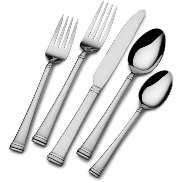 Pfaltzgraff Carleigh 20-Piece Stainless Steel Flatware Set, Service for 4
