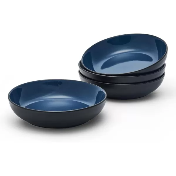 Pfaltzgraff Hadlee Grey Set of 4 Pasta Bowls, 7.75 Inch