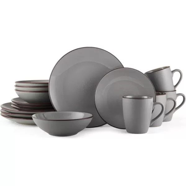 Pfaltzgraff Pierce 16-Piece Dinnerware Set, Service for 4, Blue