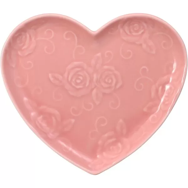 Pfaltzgraff Tea Rose Accent-Plates, Pink)