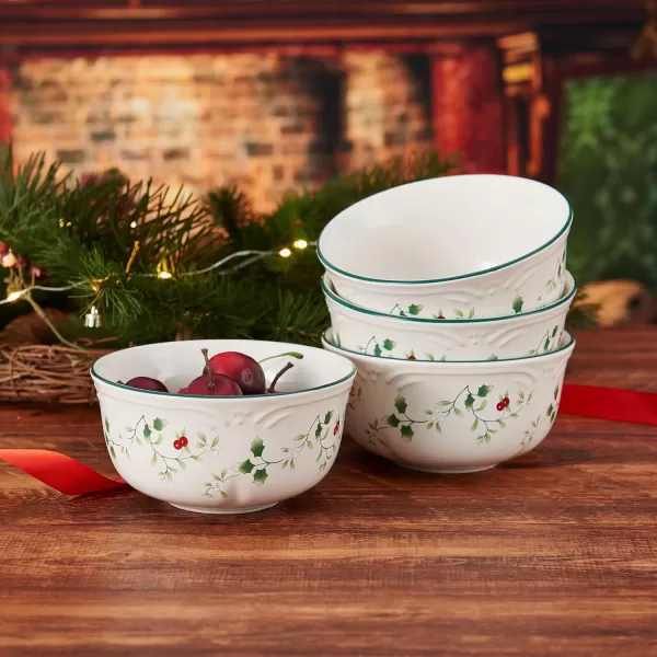 Pfaltzgraff Winterberry Deep Soup/Cereal Bowls 