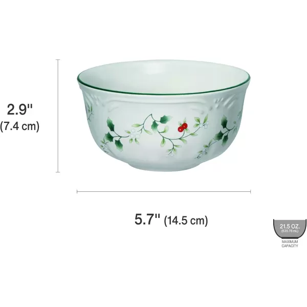 Pfaltzgraff Winterberry Deep Soup/Cereal Bowls 