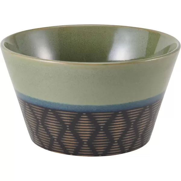 Pfaltzgraff Marcus Cone Shaped Soup Cereal Bowls, Set Of 6, 24-Ounce, Multicolor