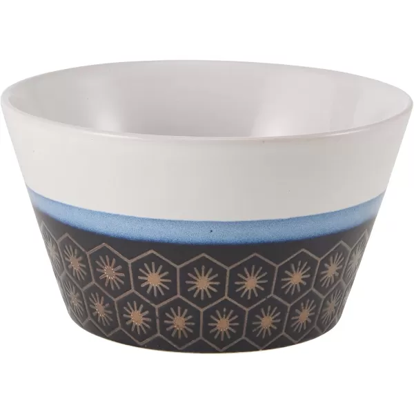 Pfaltzgraff Marcus Cone Shaped Soup Cereal Bowls, Set Of 6, 24-Ounce, Multicolor