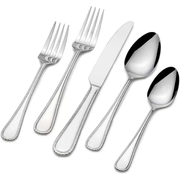 imagePfaltzgraff Rockport 20Piece Stainless Steel Flatware Set Service for 4Adventure