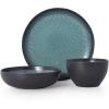 imagePfaltzgraff 5267773 Maddox 12Piece Dinnerware Set teal