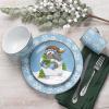 imagePfaltzgraff Evergreen Ernie Dinnerware Set 16 Piece Blue White