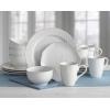imagePfaltzgraff French Lace White 16 Piece Dinnerware Set Service for 4