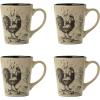imagePfaltzgraff Homespun Rooster 16Piece Dinnerware Set Service for 4 Brown