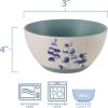 imagePfaltzgraff Floral Matte Soup Cereal Bowls Set Of 6 24Ounce MulticolorSet Of 6  24Ounce Pack of 2