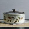imagePfaltzgraff Rustic Leaves Covered Casserole Dish