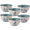 imagePfaltzgraff Floral Matte Soup Cereal Bowls Set Of 6 24Ounce MulticolorSet Of 6  24Ounce