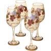 imagePfaltzgraff Plymouth Set of 4 Leaf Luster Wine Glasses