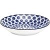 imagePfaltzgraff Blooming Delight Floral 12 Piece Plates Bowls Dinnerware Set Blue and White
