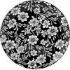 imagePfaltzgraff Midnight Blooms 12 Piece Floral Stoneware Dinnerware Plate Bowl Dish Set Service for 4 BlackBlack