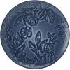 imagePfaltzgraff Midnight Blooms 12 Piece Floral Stoneware Dinnerware Plate Bowl Dish Set Service for 4 BlackBlue