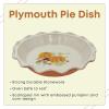 imagePfaltzgraff Plymouth Autumn Harvest Pumpkin Pie Stoneware Baking Dish 105 Inch