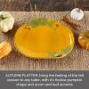 imagePfaltzgraff Plymouth Autumn Harvest Thanksgiving Small Pumpkin Platter 12 Inch Orange