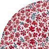 imagePfaltzgraff Radiant Blossom 12 Piece Floral Stoneware Dinnerware Plate Bowl Dish Set Service for 4 RedRed Blossom