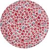 imagePfaltzgraff Radiant Blossom 12 Piece Floral Stoneware Dinnerware Plate Bowl Dish Set Service for 4 RedRed Blossom