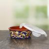 imagePfaltzgraff Villa Della Luna Italian Scroll Stoneware Ceramic Food Storage Bowl with Snapdown BPAFree Lid 65 Inch