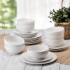imagePfaltzgraff Josephine 24 piece Dinnerware Set Service for 8 White