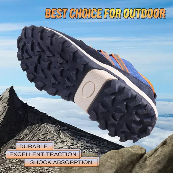 UOVO Boys Shoes Boys Sneakers Boys Hiking Tennis Running Shoes Kids Waterproof Athletic Outdoor Sneakers Non-Slip Comfortable