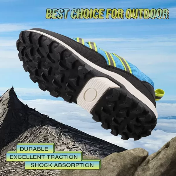 UOVO Boys Shoes Boys Sneakers Boys Hiking Tennis Running Shoes Kids Waterproof Athletic Outdoor Sneakers Non-Slip Comfortable