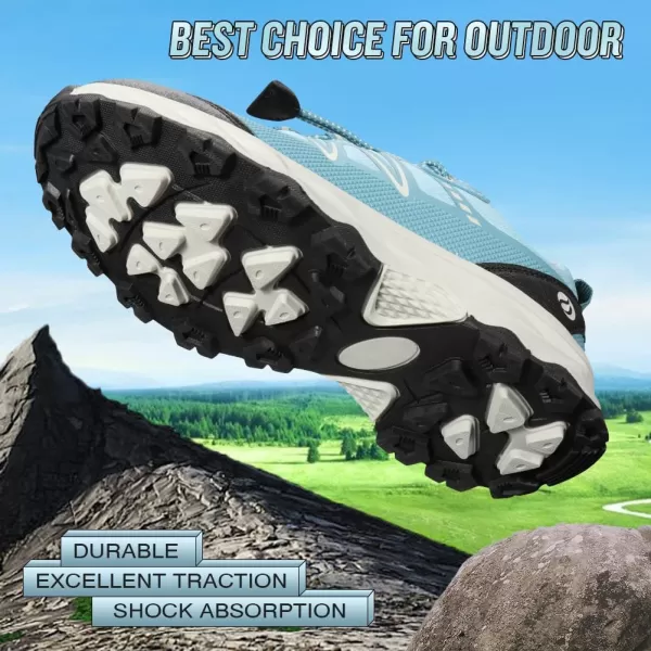 UOVO Boys Shoes Boys Sneakers Boys Tennis Hiking Running Shoes Kids Waterproof Athletic Outdoor Sneakers Non-Slip Comfy