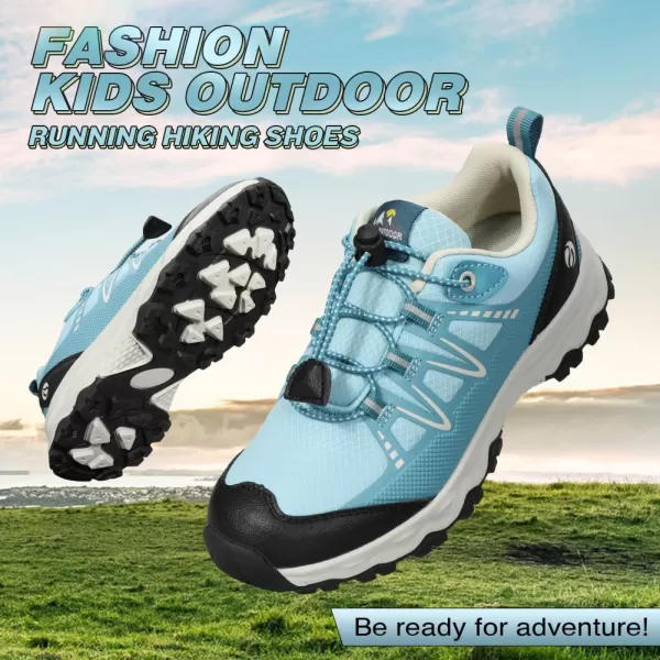 UOVO Boys Shoes Boys Sneakers Boys Tennis Hiking Running Shoes Kids Waterproof Athletic Outdoor Sneakers Non-Slip Comfy