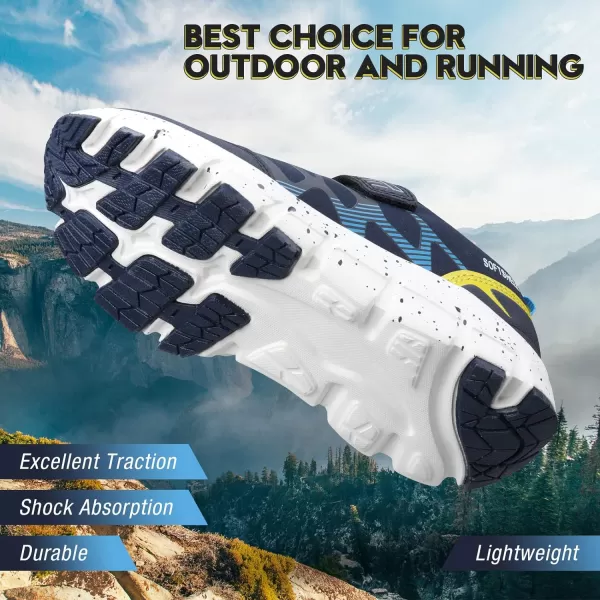 UOVO Boys Shoes Boys Sneakers Boys Tennis Hiking Running Shoes Kids Waterproof Athletic Outdoor Sneakers Non-Slip Comfy