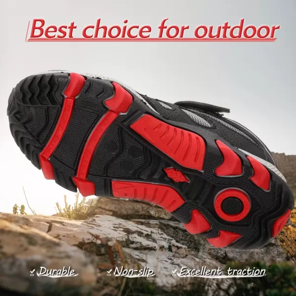 UOVO Boys Shoes Boys Sneakers Boys Tennis Running Hiking Shoes Kids Athletic Outdoor Sneakers Non-Slip Comfortable