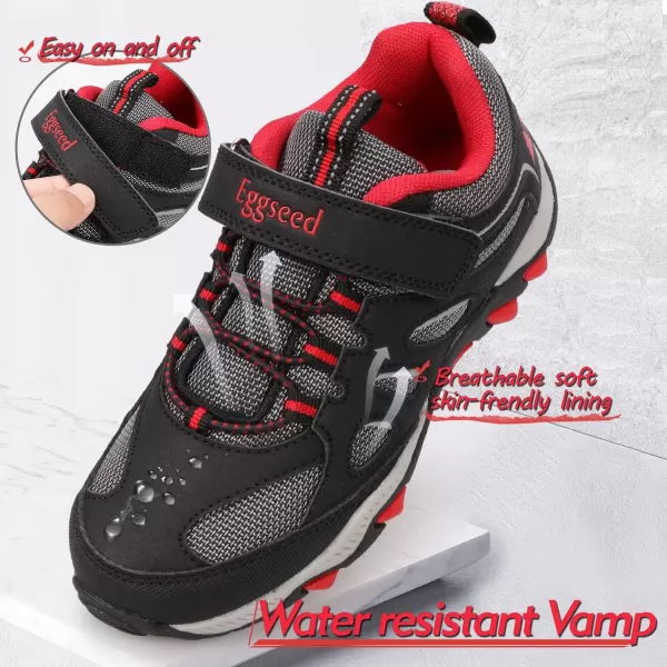 UOVO Boys Shoes Boys Sneakers Boys Tennis Running Hiking Shoes Kids Athletic Outdoor Sneakers Non-Slip Comfortable