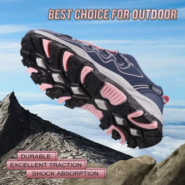 UOVO Boys Shoes Boys Sneakers Boys Tennis Running Shoes Waterproof Hiking Shoes Kids Athletic Outdoor Sneakers Slip Resistant