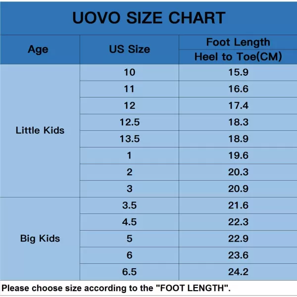 UOVO Boys Shoes Boys Sneakers Boys Tennis Running Shoes Waterproof Hiking Shoes Kids Athletic Outdoor Sneakers Slip Resistant