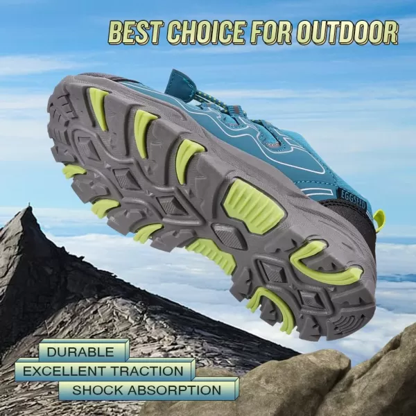 UOVO Boys Shoes Boys Sneakers Boys Tennis Running Shoes Waterproof Hiking Shoes Kids Athletic Outdoor Sneakers Slip Resistant