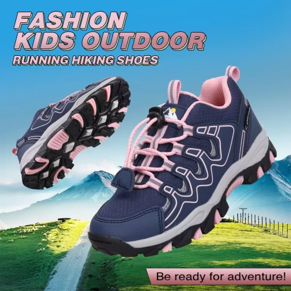 UOVO Boys Shoes Boys Tennis Running Sneakers Waterproof Hiking Shoes Kids Outdoor Fashion Sneakers Slip Resistant 