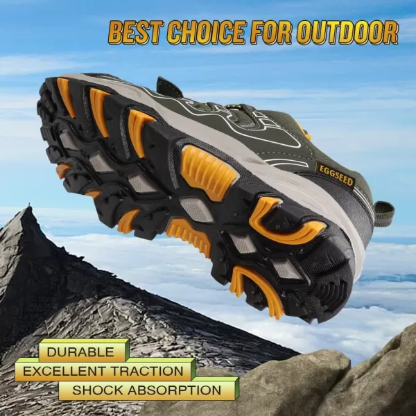 UOVO Boys Shoes Boys Tennis Running Sneakers Waterproof Hiking Shoes Kids Outdoor Fashion Sneakers Slip Resistant 