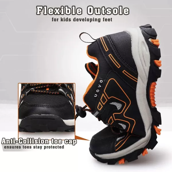 UOVO Boys Shoes Boys Tennis Running Sneakers Waterproof Hiking Shoes Kids Outdoor Fashion Sneakers Slip Resistant 