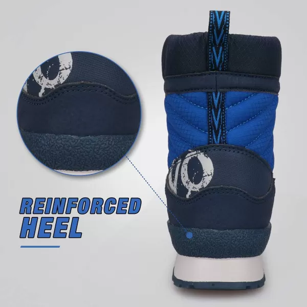 UOVO Boys Snow Boots Boys Boots Winter Boots for Kids Waterproof Winter Snow Boots for Boys Warm Slip Resistant Outdoor 