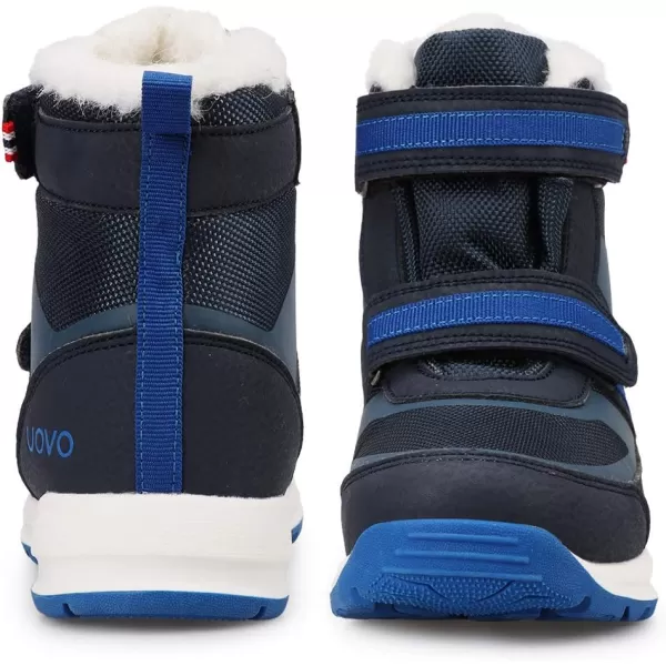 UOVO Boys Snow Boots Boys Boots Winter Boots for Kids Waterproof Winter Snow Boots for Boys Warm Slip Resistant Outdoor 