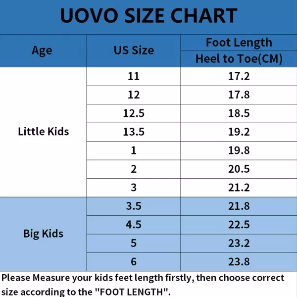 UOVO Boys Snow Boots Boys Boots Winter Boots for Kids Waterproof Winter Snow Boots for Boys Warm Slip Resistant Outdoor 